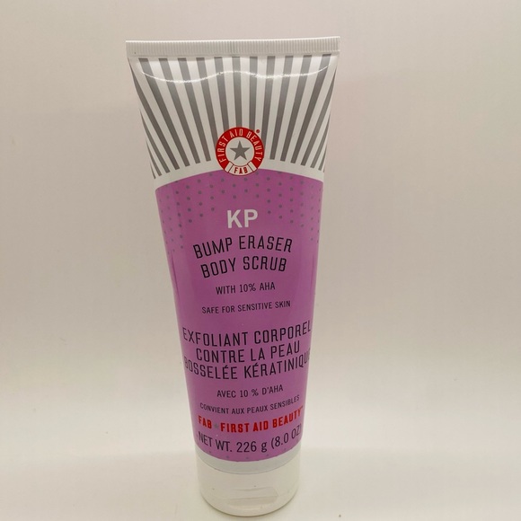 NWT First Aid Beauty KP Bump Eraser Body Scrub Exfoliant with 10% AHA – 8 oz - Picture 3 of 6